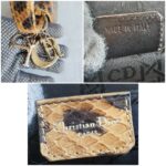 Dior Vintage Small Tote Brown/Black Leopard Print Snake Skin with Silver Hardware #GLOLU-4 - Image 18