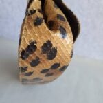 Dior Vintage Small Tote Brown/Black Leopard Print Snake Skin with Silver Hardware #GLOLU-4 - Image 14