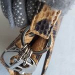 Dior Vintage Small Tote Brown/Black Leopard Print Snake Skin with Silver Hardware #GLOLU-4 - Image 17