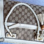 Gucci Bella Brown/White Canvas with Leather and Gold Hardware #OLSK-4 - Image 21