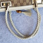 Gucci Bella Brown/White Canvas with Leather and Gold Hardware #OLSK-4 - Image 18