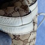 Gucci Bella Brown/White Canvas with Leather and Gold Hardware #OLSK-4 - Image 16