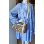 Gucci Bella Brown/White Canvas with Leather and Gold Hardware #OLSK-4 - Image 38