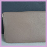 Hermes Classic Azap Zip Around Wallet Etoupe Mysore Leather with Palladium Hardware #OLSR-7 - Image 3