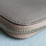 Hermes Classic Azap Zip Around Wallet Etoupe Mysore Leather with Palladium Hardware #OLSR-7 - Image 11
