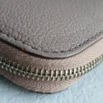 Hermes Classic Azap Zip Around Wallet Etoupe Mysore Leather with Palladium Hardware #OLSR-7 - Image 12