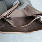 Hermes Classic Azap Zip Around Wallet Etoupe Mysore Leather with Palladium Hardware #OLSR-7 - Image 15