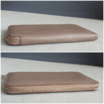 Hermes Classic Azap Zip Around Wallet Etoupe Mysore Leather with Palladium Hardware #OLSR-7 - Image 8