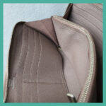 Hermes Classic Azap Zip Around Wallet Etoupe Mysore Leather with Palladium Hardware #OLSR-7 - Image 22