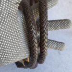 MCM Boston Bag Brown Canvas With Leather And Gold Hardware #OLSL-6 - Image 24