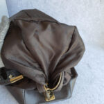 MCM Boston Bag Brown Canvas With Leather And Gold Hardware #OLSL-6 - Image 27