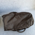 MCM Boston Bag Brown Canvas With Leather And Gold Hardware #OLSL-6 - Image 31