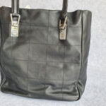 Chanel Tote Black Soft Calf Leather with Silver Hardware #OUKL-2 - Image 6
