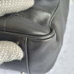 Chanel Tote Black Soft Calf Leather with Silver Hardware #OUKL-2 - Image 12