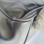 Chanel Tote Black Soft Calf Leather with Silver Hardware #OUKL-2 - Image 13