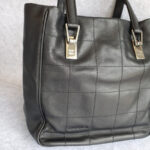 Chanel Tote Black Soft Calf Leather with Silver Hardware #OUKL-2 - Image 3