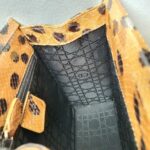 Dior Vintage Tote Brown/Black Snake Skin with Silver Hardware #GLOCC-2 - Image 24