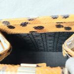 Dior Vintage Tote Brown/Black Snake Skin with Silver Hardware #GLOCC-2 - Image 21