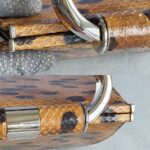 Dior Vintage Tote Brown/Black Snake Skin with Silver Hardware #GLOCC-2 - Image 17