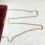 Ferragamo Sling Bag/Clutch Dark Purple Velvet with Gold Hardware #OUCK-3 - Image 13