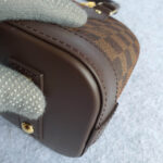 LV Alma BB Damier Ebene Coated Canvas with Leather and Gold Hardware #TOUT-2 - Image 11
