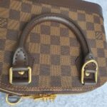 LV Alma BB Damier Ebene Coated Canvas with Leather and Gold Hardware #TOUT-2 - Image 18
