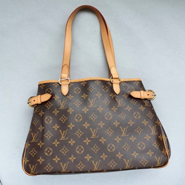 LV Bagtinolles Horizontal Brown Monogram Canvas with Leather and Gold Hardware #OUCO-5