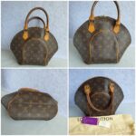 LV Ellipse PM Brown Monogram Canvas with Leather and Gold Hardware #OUEO-2 - Image 2