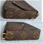 LV M61276 Felicie Pochette Brown Monogram Canvas with Gold Hardware #TOLK-1 - Image 7