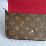 LV M61276 Felicie Pochette Brown Monogram Canvas with Gold Hardware #TOLK-1 - Image 16