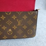 LV M61276 Felicie Pochette Brown Monogram Canvas with Gold Hardware #TOLK-1 - Image 17