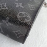 LV Pochette Voyage M64440 Monogram Eclipse Coated Canvas with Leather and Silver Hardware #GLOCS-1 - Image 12