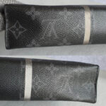 LV Pochette Voyage M64440 Monogram Eclipse Coated Canvas with Leather and Silver Hardware #GLOCS-1 - Image 10