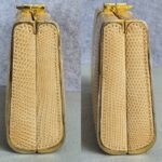 Lanvin Clutch/Sling Bag Beige Lizard Skin with Gold Hardware #GLOCC-3 - Image 8