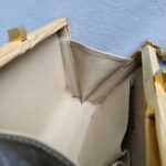 Lanvin Clutch/Sling Bag Beige Lizard Skin with Gold Hardware #GLOCC-3 - Image 14