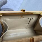 Lanvin Clutch/Sling Bag Beige Lizard Skin with Gold Hardware #GLOCC-3 - Image 16