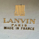 Lanvin Clutch/Sling Bag Beige Lizard Skin with Gold Hardware #GLOCC-3 - Image 12