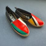 Loewe Espadrille Sz39 Multicolor Leather Shoes #OLRO-2