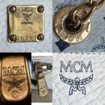 MCM Vintage Shoulder Bag White/Black Visetos Coated Canvas With Leather And Gold Hardware #OUCT-1 - Image 19