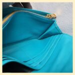 Miu Miu Wallet 5M1109 Turquoise Blue Lambskin with Gold Hardware #GLOCY-2 - Image 24