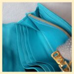 Miu Miu Wallet 5M1109 Turquoise Blue Lambskin with Gold Hardware #GLOCY-2 - Image 23