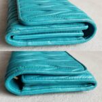 Miu Miu Wallet 5M1109 Turquoise Blue Lambskin with Gold Hardware #GLOCY-2 - Image 11