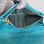Miu Miu Wallet 5M1109 Turquoise Blue Lambskin with Gold Hardware #GLOCY-2 - Image 20