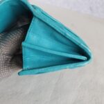 Miu Miu Wallet 5M1109 Turquoise Blue Lambskin with Gold Hardware #GLOCY-2 - Image 13