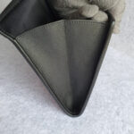 Bvlgari Clutch Black/Red Fabric with Gold Hardware #OUSR-3 - Image 17