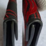 Bvlgari Clutch Black/Red Fabric with Gold Hardware #OUSR-3 - Image 13