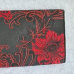 Bvlgari Clutch Black/Red Fabric with Gold Hardware #OUSR-3 - Image 4