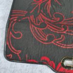 Bvlgari Clutch Black/Red Fabric with Gold Hardware #OUSR-3 - Image 8