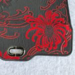 Bvlgari Clutch Black/Red Fabric with Gold Hardware #OUSR-3 - Image 9