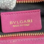Bvlgari Clutch/Wrislet Purple Smooth Leather with Gold Hardware #OUSR-4 - Image 11